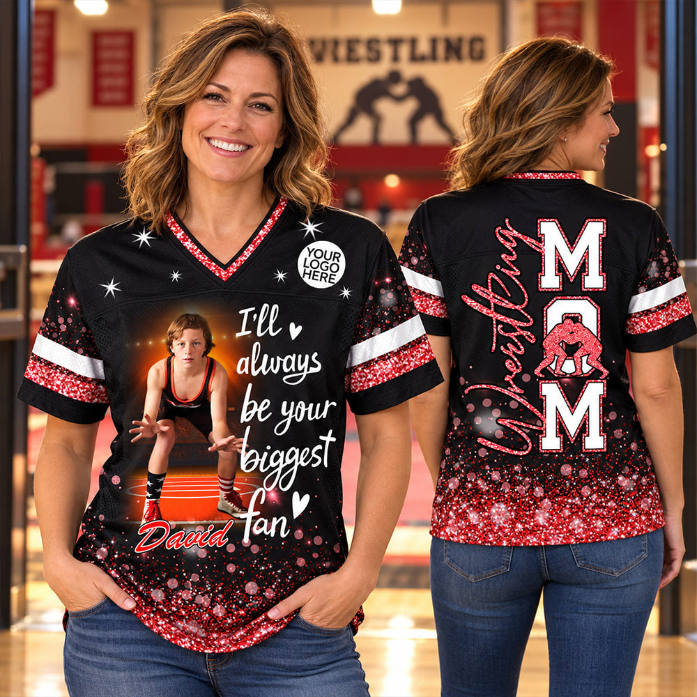 Wrestling Mom - Personalized All Over Print Shirt For Wrestling Lovers NA04 - NV01 - VN09