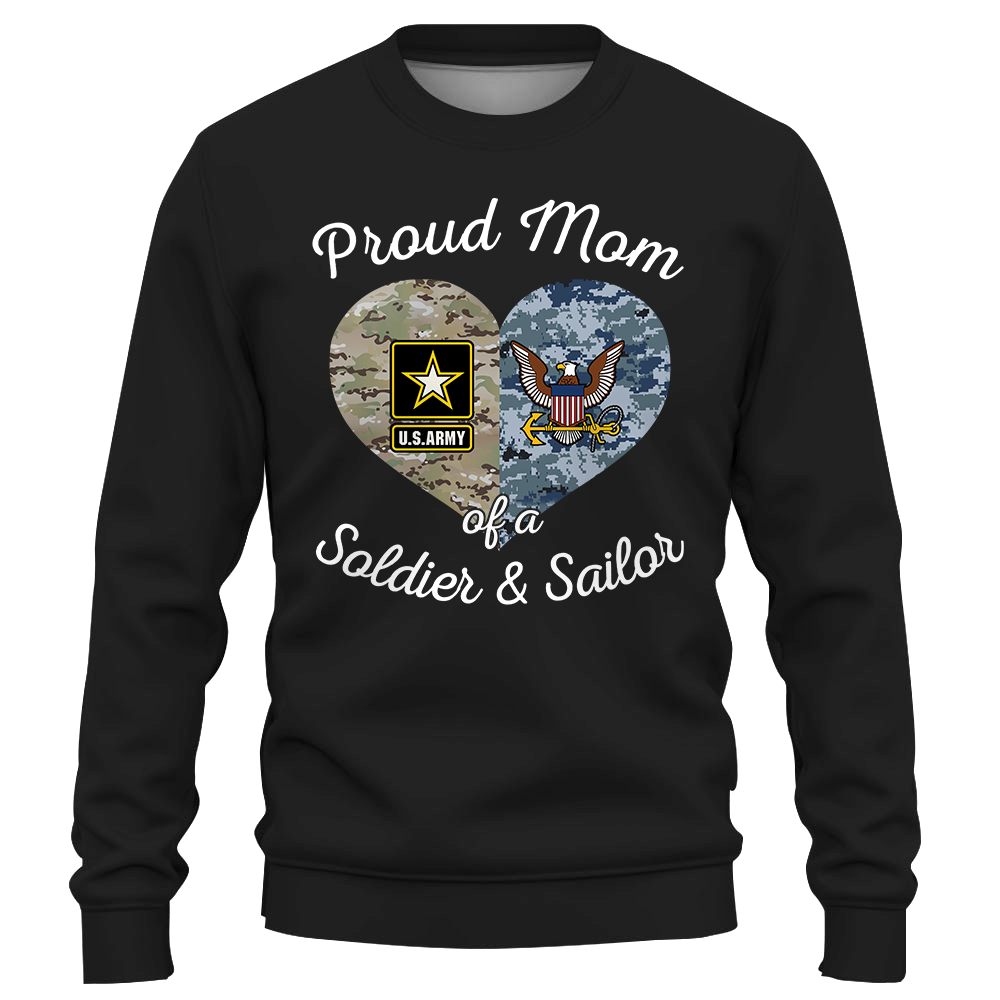 Proud Military Family Custom Shirt Available All Military Branches Military Mom Shirt K1702 Trhn