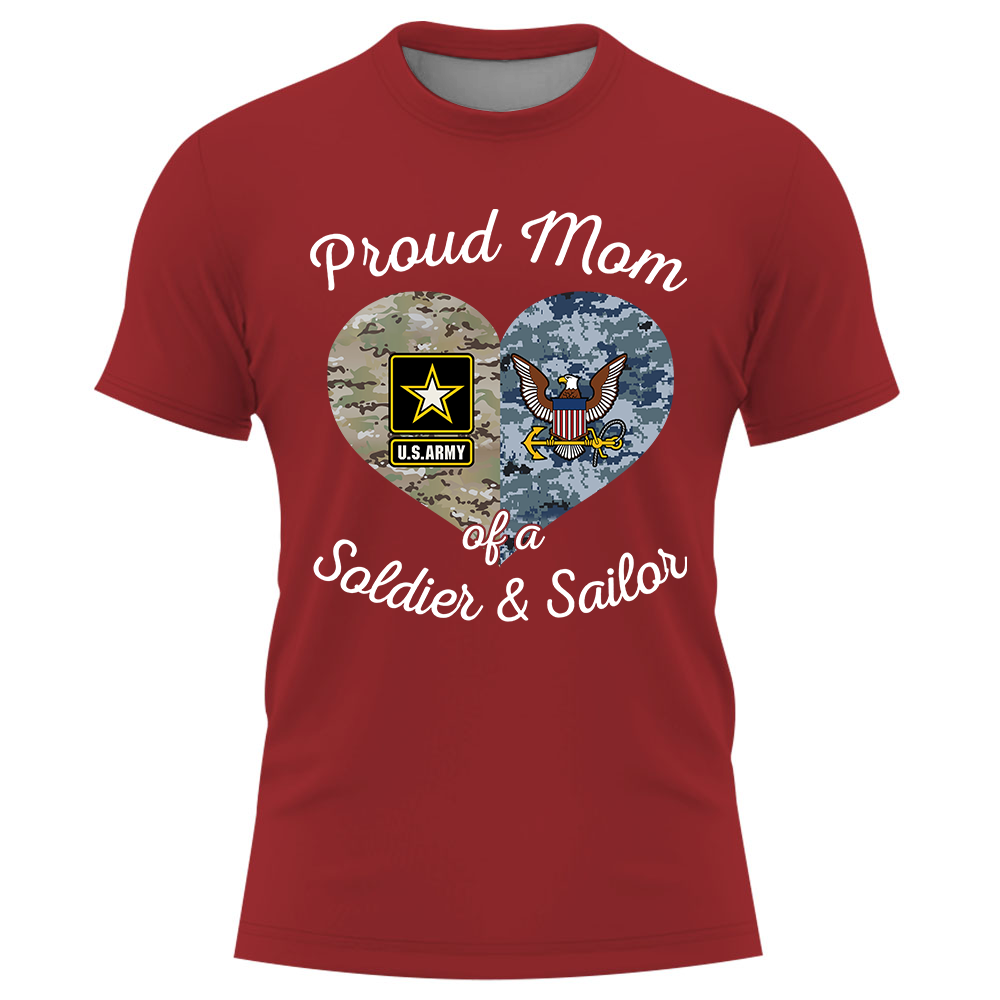 Proud Military Family Custom Shirt Available All Military Branches Military Mom Shirt K1702 Trhn