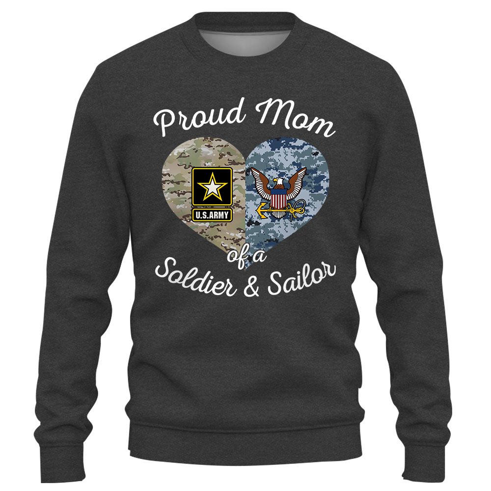 Proud Military Family Custom Shirt Available All Military Branches Military Mom Shirt K1702 Trhn