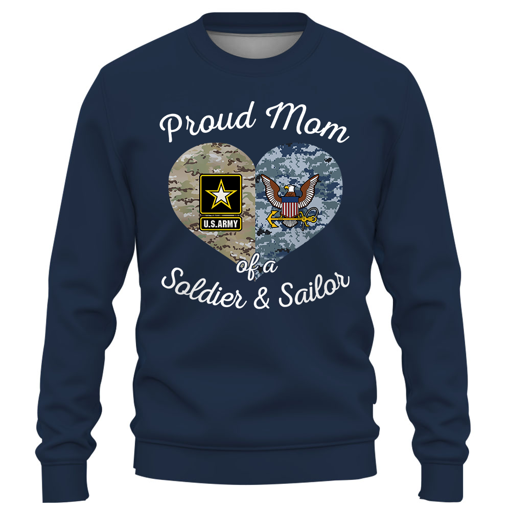 Proud Military Family Custom Shirt Available All Military Branches Military Mom Shirt K1702 Trhn