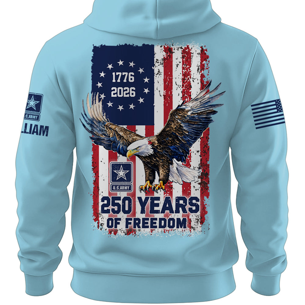Custom America 250 Shirt Available All Military Branches Gift For Veterans K1702 MT2