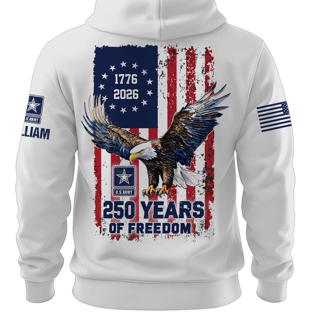 Custom America 250 Shirt Available All Military Branches Gift For Veterans K1702 MT2