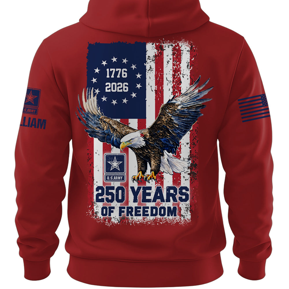Custom America 250 Shirt Available All Military Branches Gift For Veterans K1702 MT2