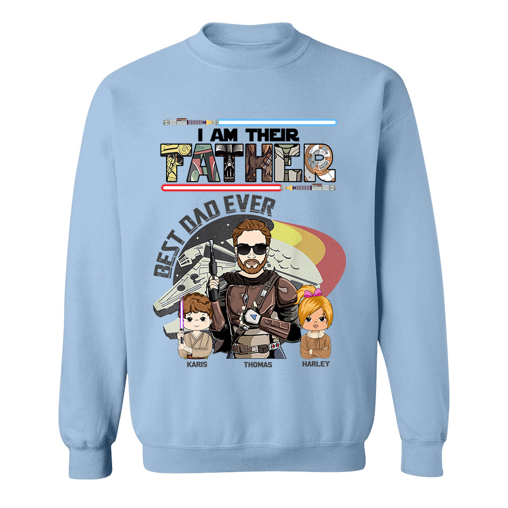Best Dad Ever - I Am Their Father Personalized Shirt Gift For Dad - Custom Father's Day Gift 2026 T24