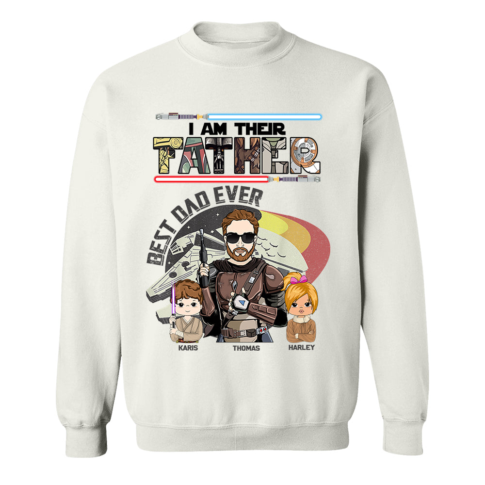 Best Dad Ever - I Am Their Father Personalized Shirt Gift For Dad - Custom Father's Day Gift 2026 T24