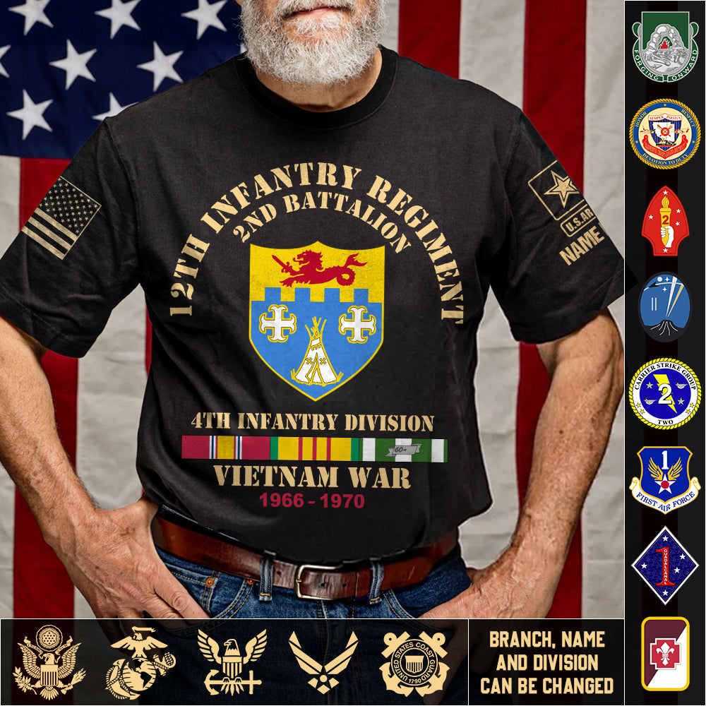 Custom Shirt Available All Military Branches Military Ribbons Military Base Shirt Gift For Veterans K1702 Trhn