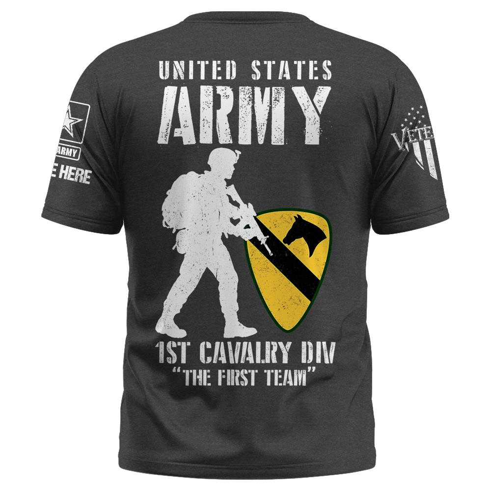 Custom Shirt Veteran Military Division Available All Military Branches Gift For Veterans K1702 Trhn