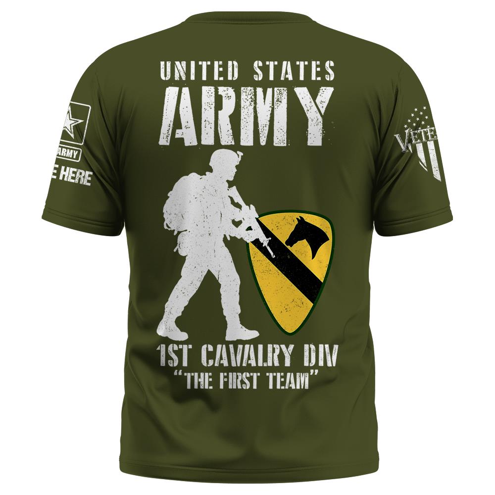 Custom Shirt Veteran Military Division Available All Military Branches Gift For Veterans K1702 Trhn