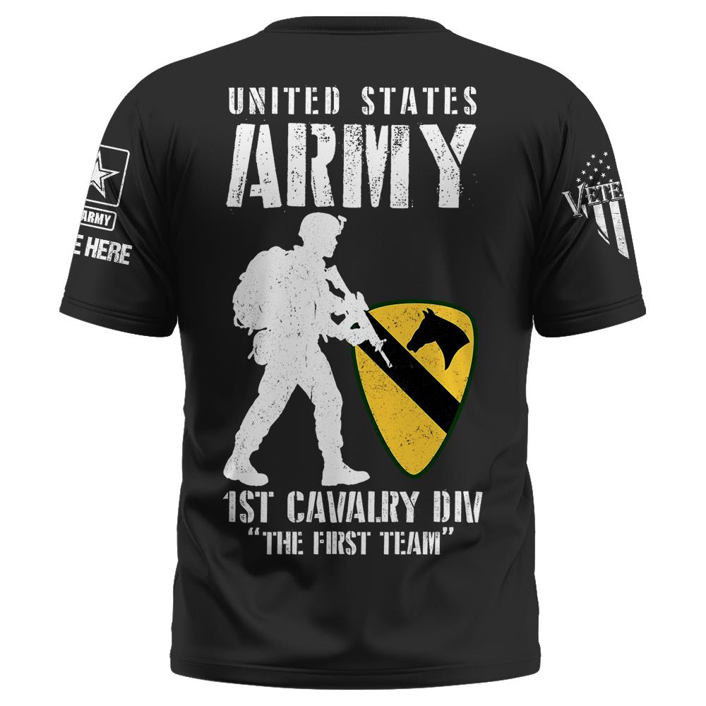 Custom Shirt Veteran Military Division Available All Military Branches Gift For Veterans K1702 Trhn