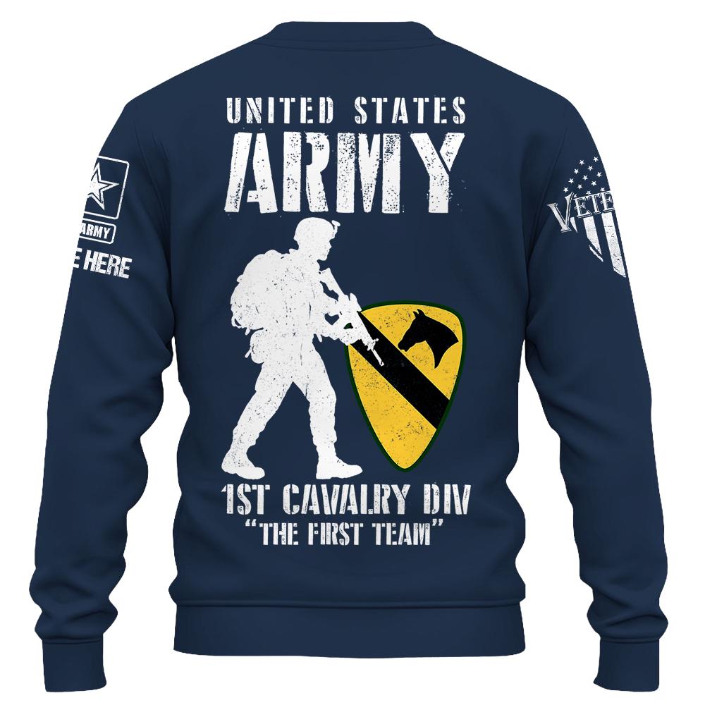 Custom Shirt Veteran Military Division Available All Military Branches Gift For Veterans K1702 Trhn
