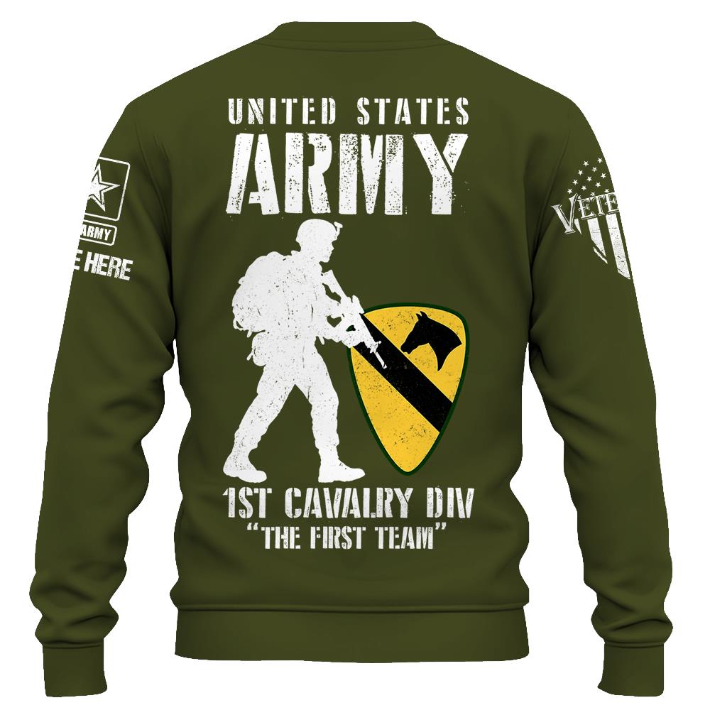 Custom Shirt Veteran Military Division Available All Military Branches Gift For Veterans K1702 Trhn