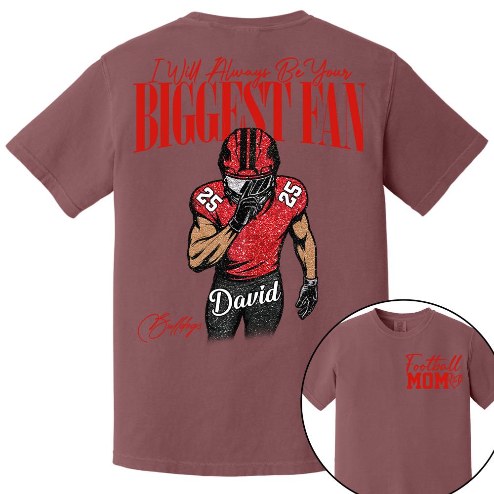 I'll Always Be Your Biggest Fan - Washed Tee Retro Bootleg Shirt For Football Players Na02 Hv01
