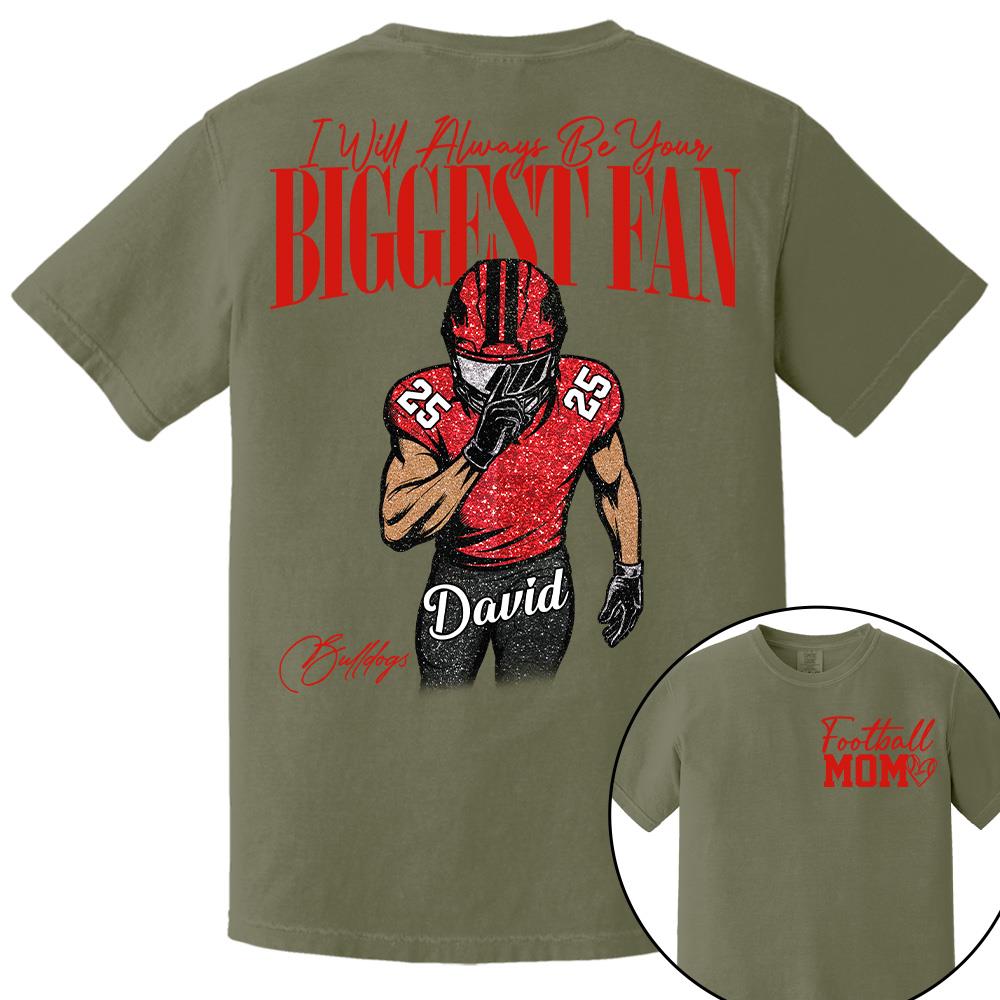 I'll Always Be Your Biggest Fan - Washed Tee Retro Bootleg Shirt For Football Players Na02 Hv01