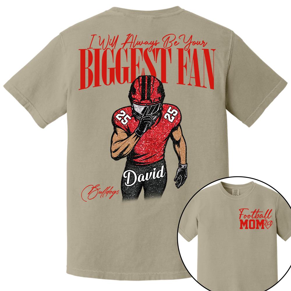 I'll Always Be Your Biggest Fan - Washed Tee Retro Bootleg Shirt For Football Players Na02 Hv01