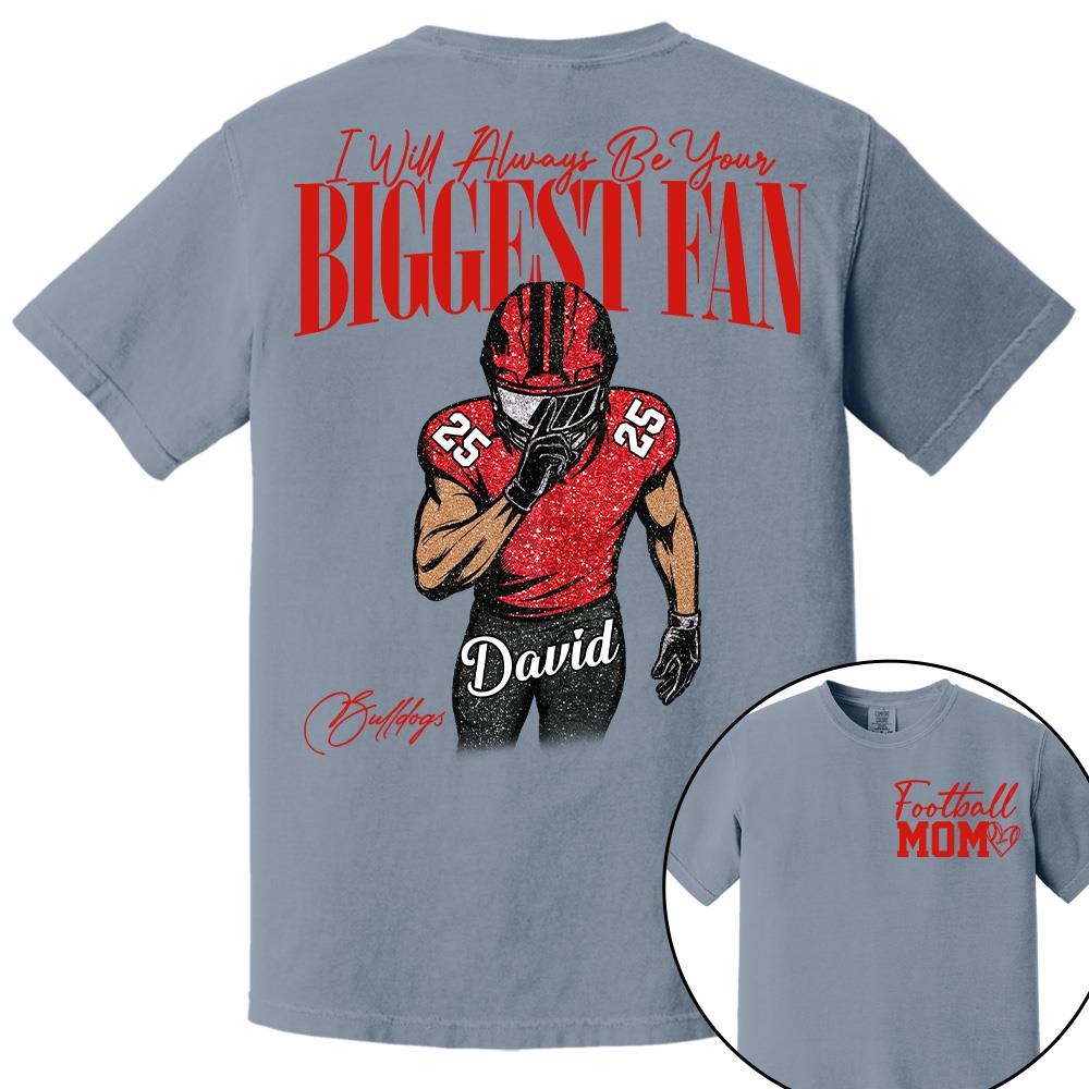 I'll Always Be Your Biggest Fan - Washed Tee Retro Bootleg Shirt For Football Players Na02 Hv01