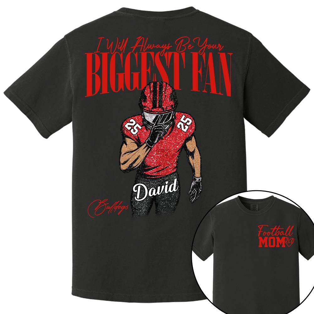 I'll Always Be Your Biggest Fan - Washed Tee Retro Bootleg Shirt For Football Players Na02 Hv01