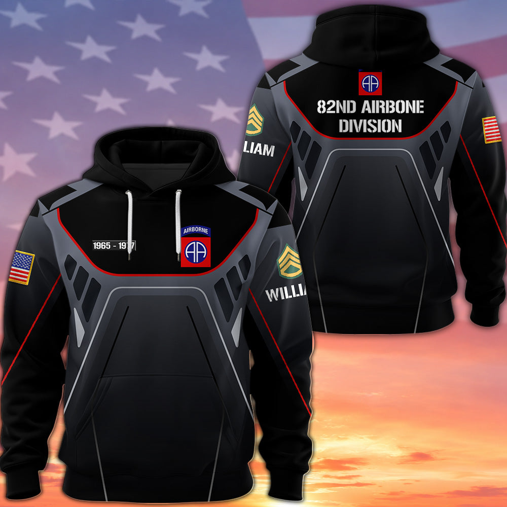 Personalized All Over Print Shirt Custom Polo Shirt  For Veteran Available All Military Branch Gift For Veteran Dad, Grandpa K1702 MT2