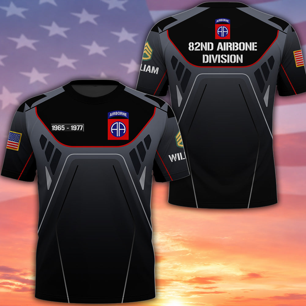 Personalized All Over Print Shirt Custom Polo Shirt  For Veteran Available All Military Branch Gift For Veteran Dad, Grandpa K1702 MT2