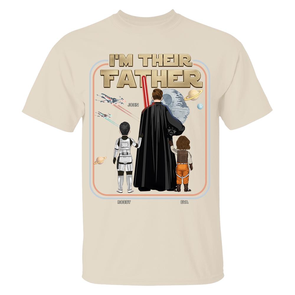 I'm Their Father - Personalized Shirt For Dad - Custom Gift For Father's Day A2110 Nh00