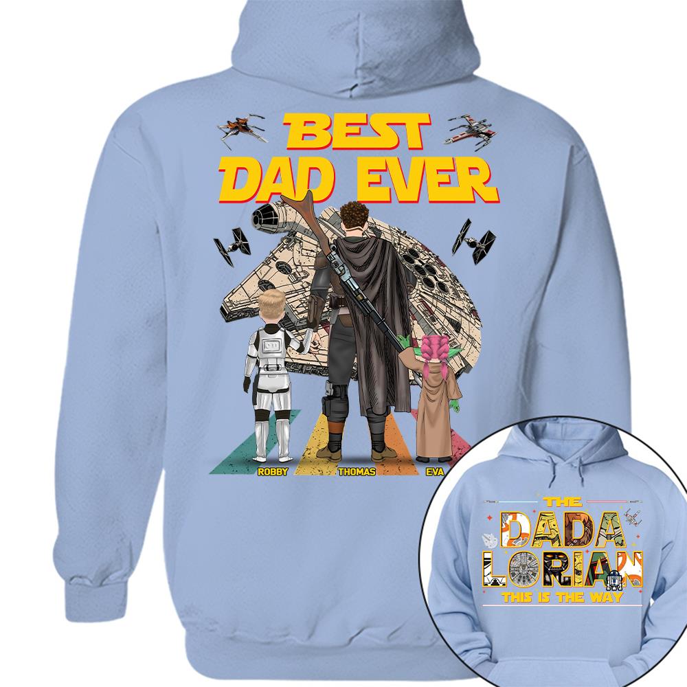 The Dadalorian This Is The Way Personalized Shirt Gift For Dad For Father's Day T1807 Hv01