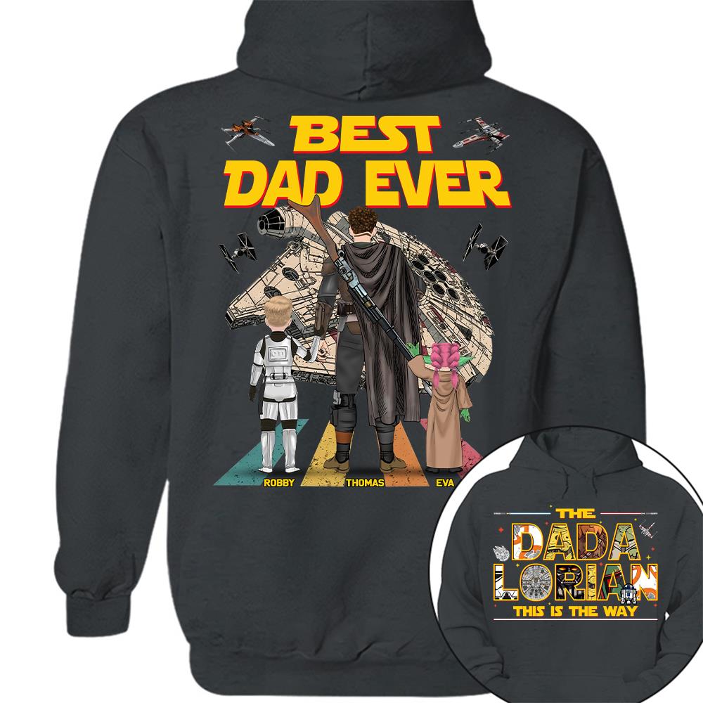 The Dadalorian This Is The Way Personalized Shirt Gift For Dad For Father's Day T1807 Hv01