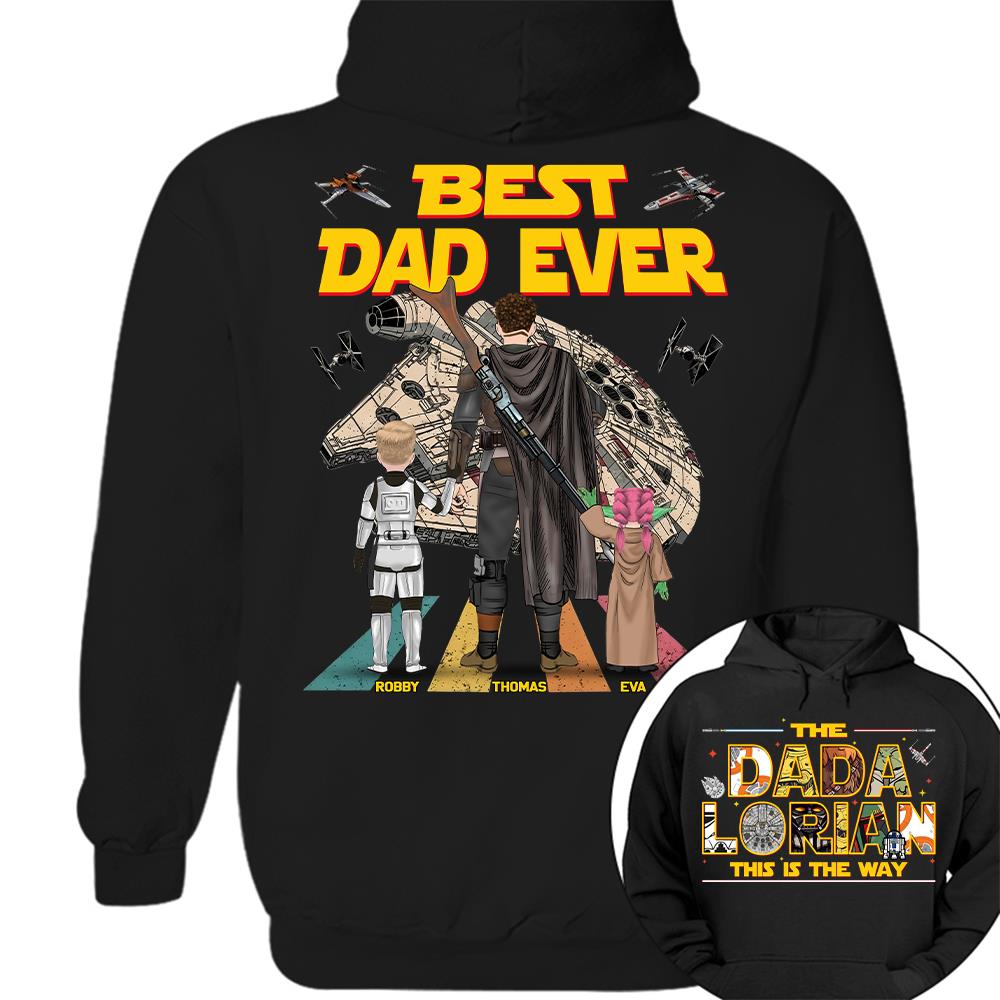The Dadalorian This Is The Way Personalized Shirt Gift For Dad For Father's Day T1807 Hv01