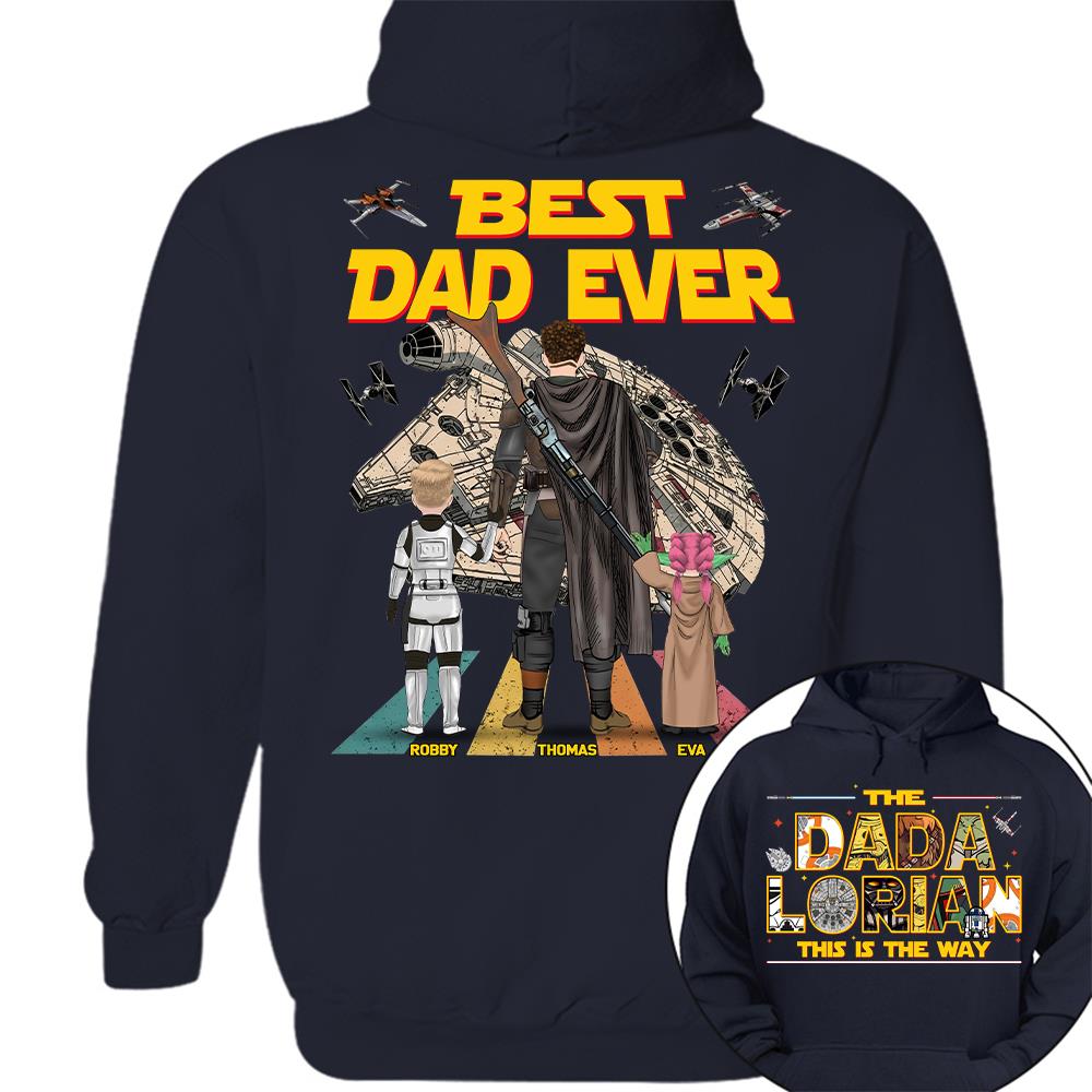 The Dadalorian This Is The Way Personalized Shirt Gift For Dad For Father's Day T1807 Hv01