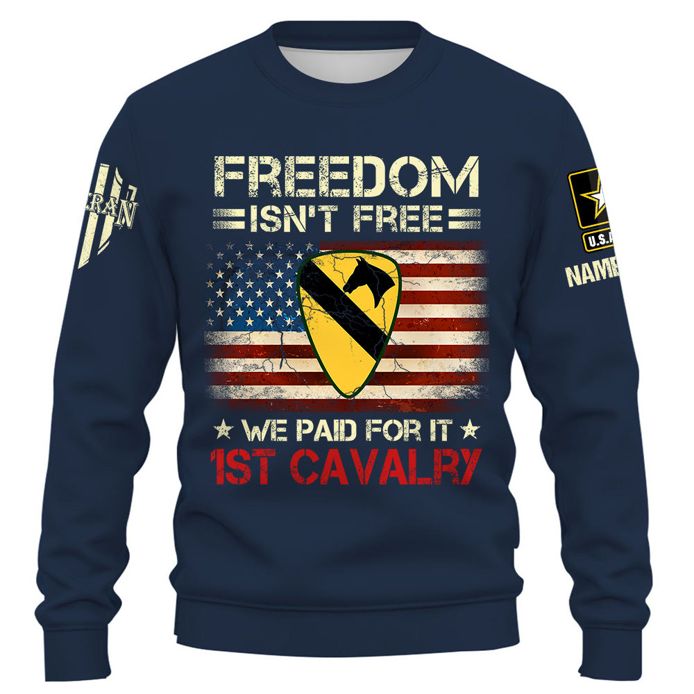 Custom Shirt Freedom Isn't Free I Paid For It Us Veteran Gift For Memorial Day Veteran Gift K1702 Trhn