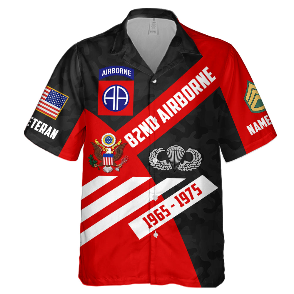 Personalized All Over Print Shirt Custom Gift For Soldier Veteran US Military K1702