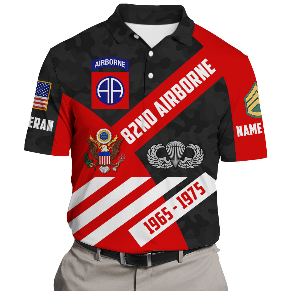 Personalized All Over Print Shirt Custom Gift For Soldier Veteran US Military K1702