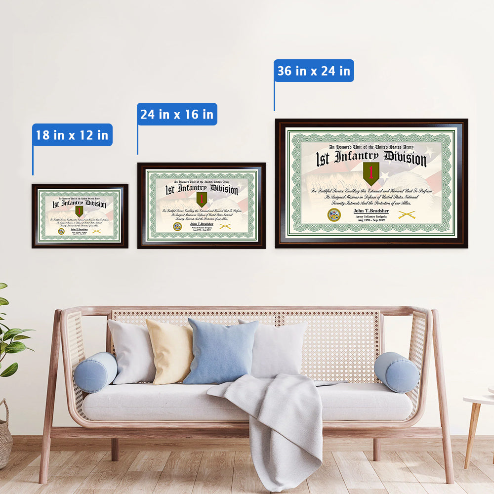 Custom Poster Canvas Service Display Recognition Available All Military Branches Gift For Veterans K1702 Trhn