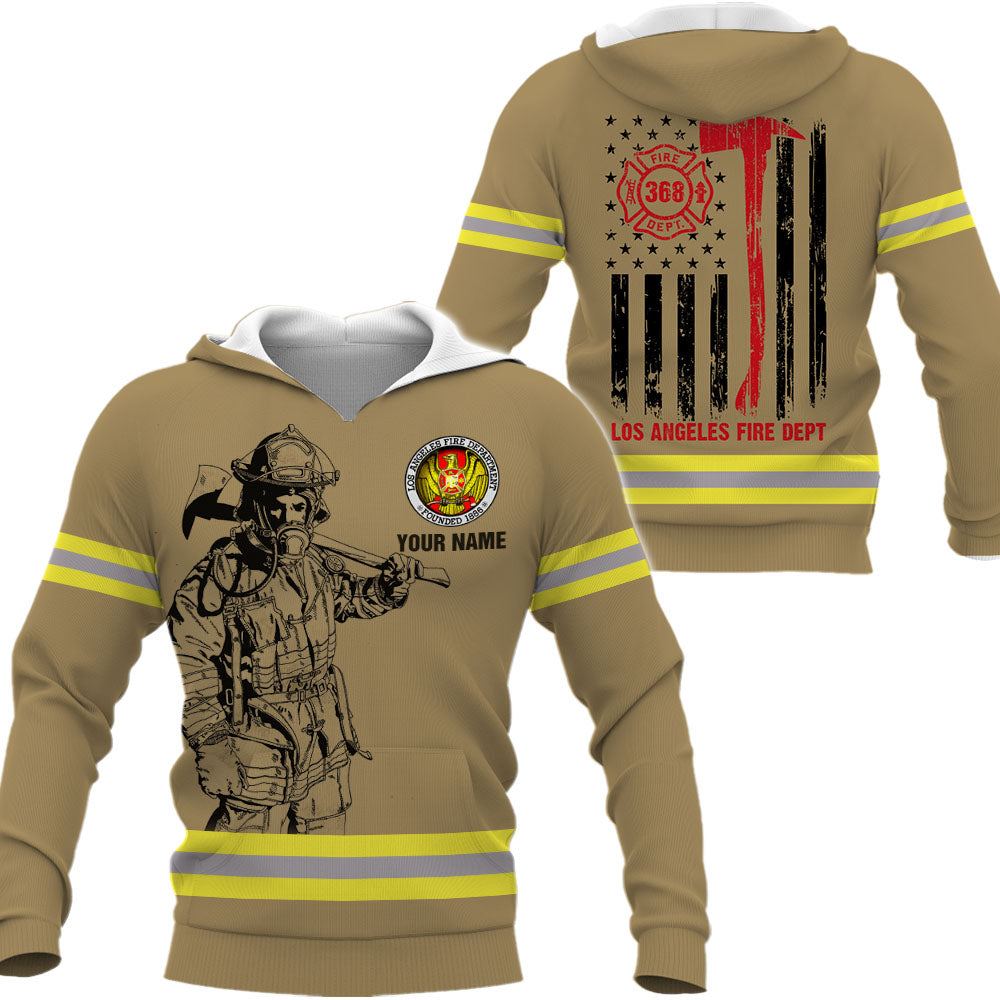 Firefighter All Over Print Shirt Fireman Custom Fire Dept Gift For Firefighters K1702 Trhn