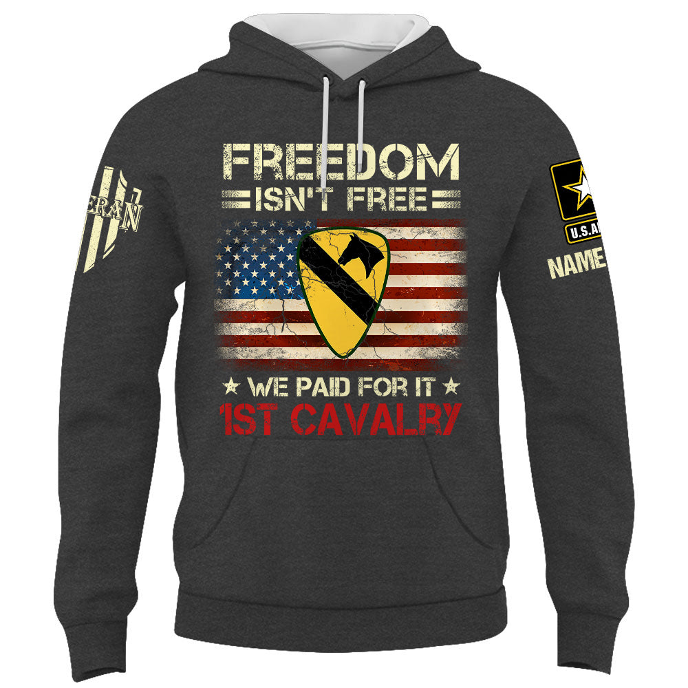 Custom Shirt Freedom Isn't Free I Paid For It Us Veteran Gift For Memorial Day Veteran Gift K1702 Trhn