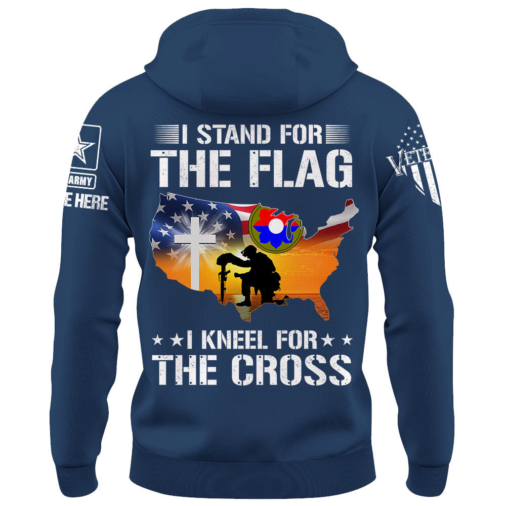 Personalized Shirt I Stand For The Flag I Kneel For The Cross Gift For Veterans K1702