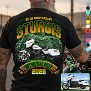 Celebrate 86th Anniversary - 2026 Sturgis Motorcycle Rally Black Hills Gold - Personalized Upload Vehicle Photo For Biker Vrs 2 A2110 Pt99