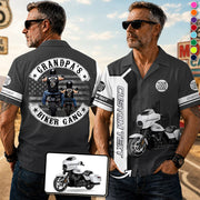 Grandpa’s Biker Gang - Personalized Upload Vechicle PhotoHawaiian Shirt - Personalized Gift For Dad, Grandpa, Biker A2110 Pt99