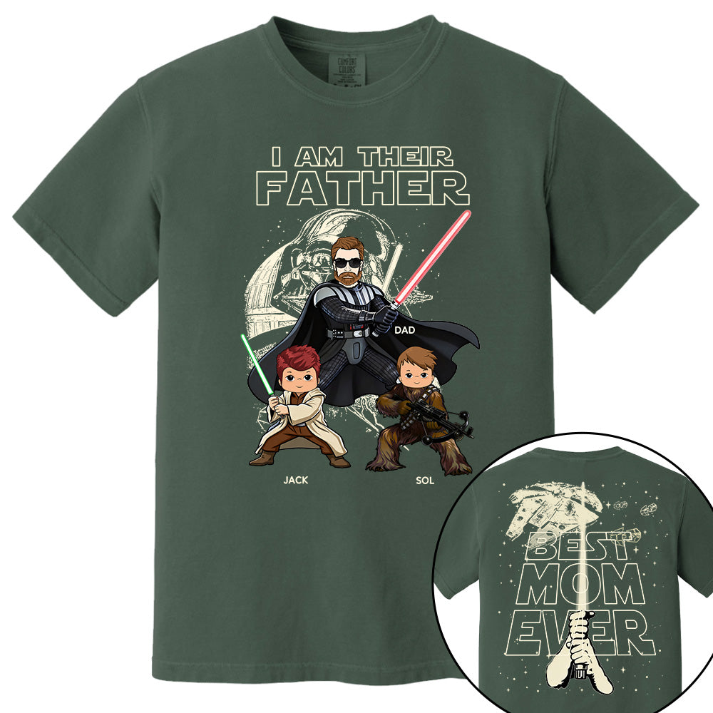 I Am Their Father Best Dad Ever -  Personalized Shirt Gift For Dad - Father's Day 2026 NA04 TH23