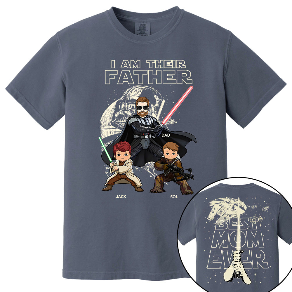I Am Their Father Best Dad Ever -  Personalized Shirt Gift For Dad - Father's Day 2026 NA04 TH23