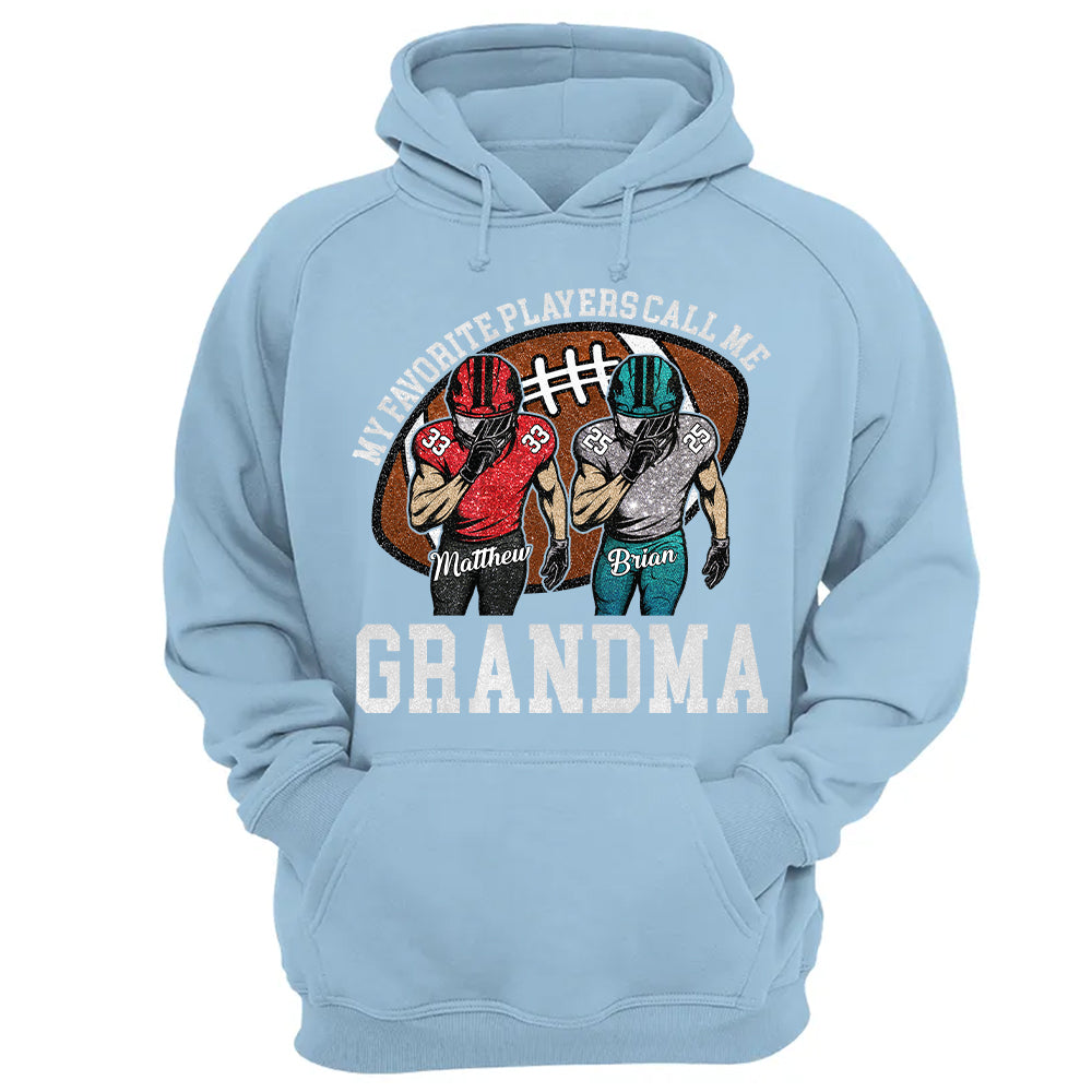My Favorite Player Call Me Mom Grandma Personalized Football Mom Grandma Shirt Gift For Sport Family T1807 TH23