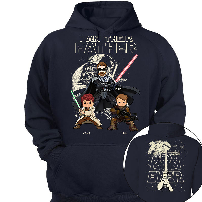 I Am Their Father Best Dad Ever -  Personalized Shirt Gift For Dad - Father's Day 2026 NA04 TH23