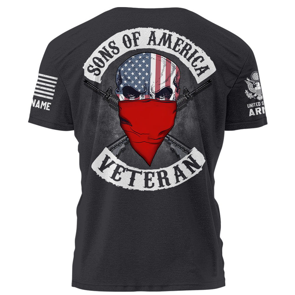 Sons Of America Veteran Personalized Shirt For Veteran K1702