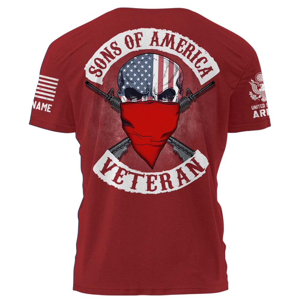 Sons Of America Veteran Personalized Shirt For Veteran K1702