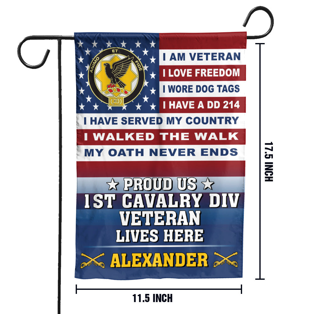 I Am A Veteran I Love Freedom I Wore Dog Tags I Have A DD-214 Proud Vietnam Veteran Decorative Outdoor Garden Flag K1702