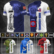 Personalized Veteran All Over Print Shirt Custom Military Patches Available All Military Branches Gift For Veteran K1702 MT2