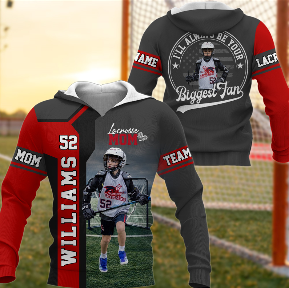 Lacrosse Mom - Custom Gifts Personalized Shirt Baseball Family NA04 T24