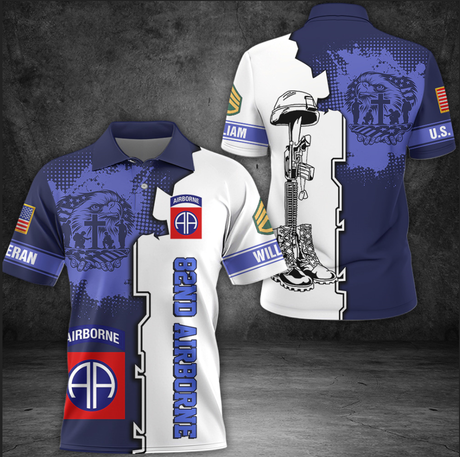 Personalized Veteran All Over Print Shirt Custom Military Patches Available All Military Branches Gift For Veteran K1702 MT2