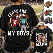Those Are My Boys Personalized Football Mom Football Grandma Shirt Gift For Sport Family T1807 Hv01