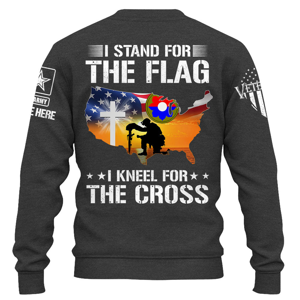 Personalized Shirt I Stand For The Flag I Kneel For The Cross Gift For Veterans K1702