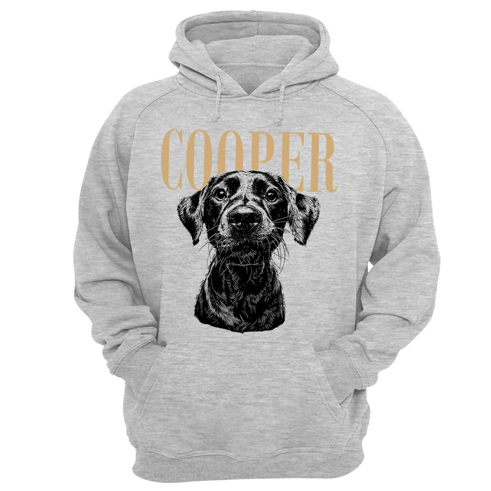 Custom Pet Photo And Name Shirt,Personalized Comfort Colors Pet Shirt,Customized Picture Dog Shirt,Dog Lover Gift,Cat Mom Gift,Pet Loss Gift VH01